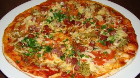 Пицца с сыром по-немецки